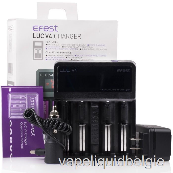 Vape Smaken Efest Luc V4 Lcd-oplader