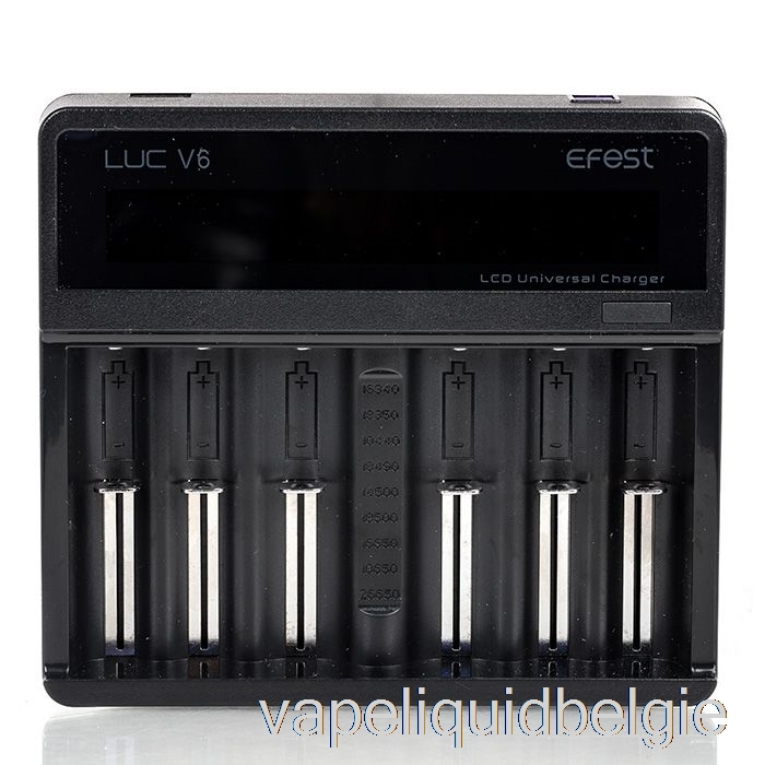 Vape België Efest Luc V6 6-bay Lcd Universele Oplader