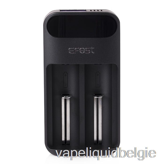 Vape België Efest Lush Q2 2-bay Intelligente Led-batterijlader