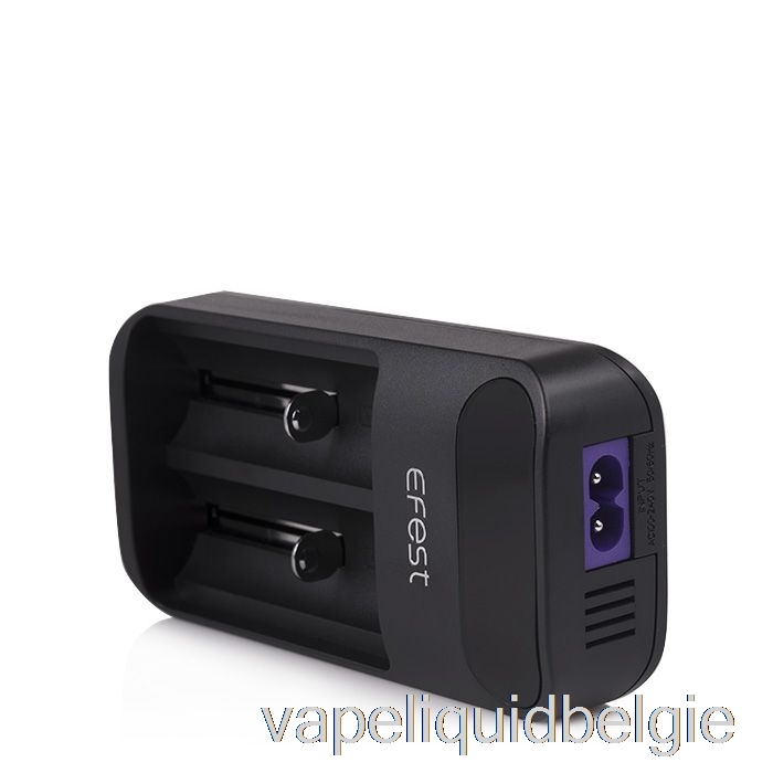 Vape België Efest Lush Q2 2-bay Intelligente Led-batterijlader