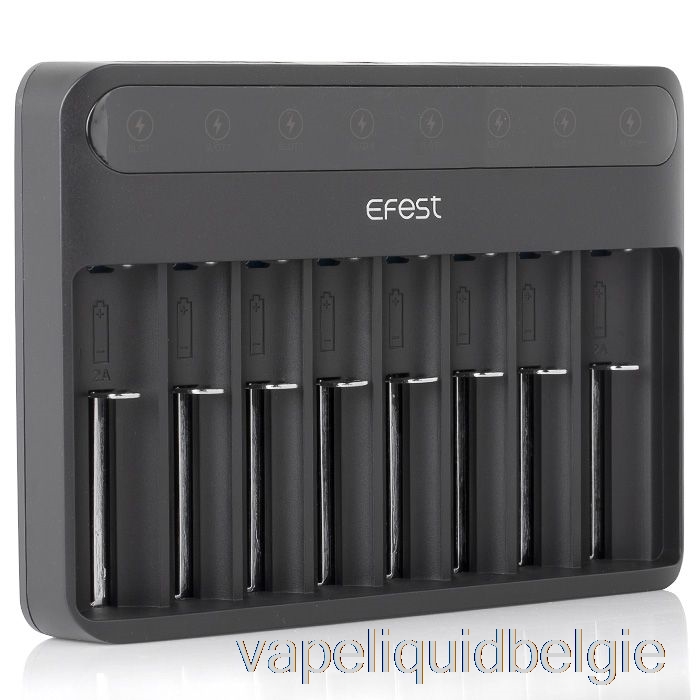 Vape Liquid Efest Lush Q8 8-bay Intelligente Batterijlader