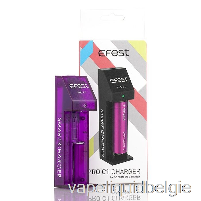 Vape België Efest Pro C1 1-bay Slimme Batterijlader
