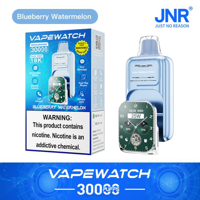 Vape België bosbessen watermeloen - JNR damp horloge D26V4