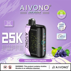 Aivono AIM BOOM 25000 groene appeldruif - H8VF346 Vape België