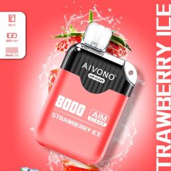 Aivono AIM CLEAR 8000 aardbeien ijs - H8VF205 Vape België