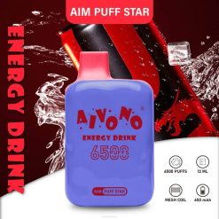 Aivono AIM PUFF STAR 6500 energie drankje - H8VF293 Vape Liquid
