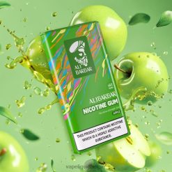 Alibarbar nicotine kauwgom appel DZ24098 Vape Smaken