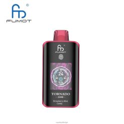 Fumot Tornado 25000 wegwerpdamp Aardbeienmunt snoep | 4B2XD15 Vape Liquid