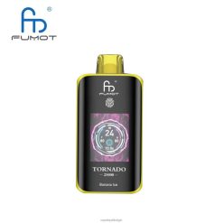 Fumot Tornado 25000 wegwerpdamp bananen ijs | 4B2XD1 Vape Liquid