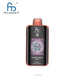 Fumot Tornado 25000 wegwerpdamp tropische regenboogexplosie | 4B2XD13 Vape Liquid
