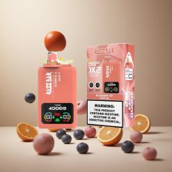 Razz Bar 40000 Puffs Wegwerp Vape Blauwe Bes IJs_Love 66 Tot 40000 Puffs vape wholesale Belgium Type-C Port