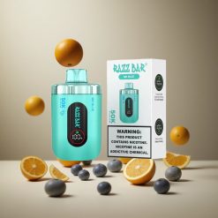 Razz Bar 50K Puffs Wegwerp Vape Blauwe Bes vape wholesale Belgium 650 Mah Oplaadbaar