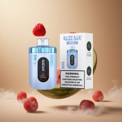 Razz Bar 50K Puffs Wegwerp Vape Framboos Watermeloen vape wholesale Belgium Type-C Oplaadbaar 650 Mah Batterij