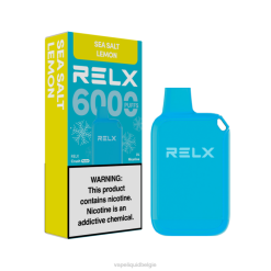 RELX Crush Pocket 6000 ijskoud | 488L11 Vape Liquid zeezout citroen