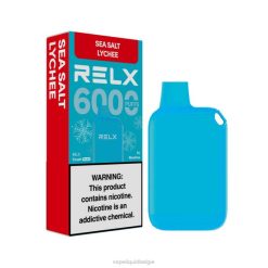 RELX Crush Pocket 6000 ijskoud | 488L14 Vape Liquid zeezoutlychee