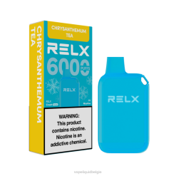 RELX Crush Pocket 6000 ijskoud | 488L21 E-Liquid Kopen België chrysant thee