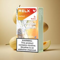 RELX Pod Pro 2 600 Puffs Honingdauw Meloen vape wholesale Belgium Nicotinegehalte:3% Vloeistofcapaciteit:1.9ml
