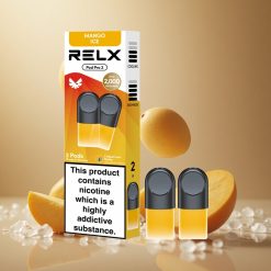 RELX Pod Pro 2 600 Puffs Mango IJs vape wholesale Belgium 1.9ml 3 voltage adjustment