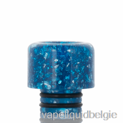 Vape België 510 Pailletten Hars Druppeltip Blauw Zilver