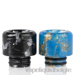 Vape België 510 Pailletten Hars Druppeltip Goud Zwart