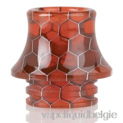 Vape België 810 Cone Snake Skin Hars Druppeltip Rood