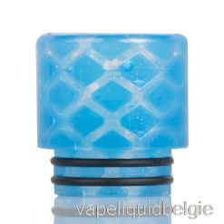 Vape België 810 Heldere Slangenhuidhars Druppeltip Lichtblauw