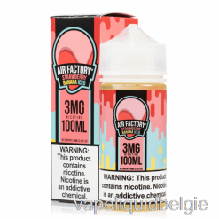 Vape België Aardbei Banaan Ijs - Luchtfabriek - 100ml 0mg