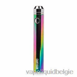 Vape België Cartisan Button Vv 1300 510 Batterij Regenboog