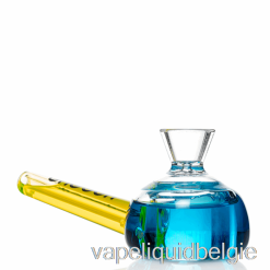Vape België Cheech Glas Dubbel Broodje Invriesbare Handpijp Blauw/groen