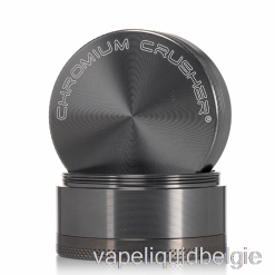 Vape België Chroom Crusher 2,2inch 4-delige Grinder Grijs