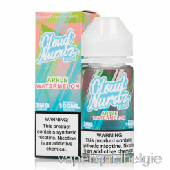 Vape Vloeistof Ijsappel Watermeloen - Cloud Nurdz - 100ml 3mg
